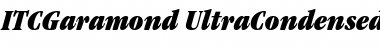 ITCGaramond-UltraCondensed RomanItalic Font