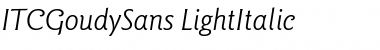 Download ITCGoudySans-Light Font
