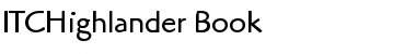 Download ITCHighlander-Book Font