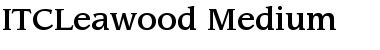 Download ITCLeawood-Medium Font