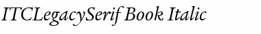 Download ITCLegacySerif-Book Font