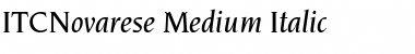 Download ITCNovarese-Medium Font