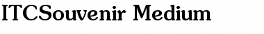 ITCSouvenir-Medium Medium Font