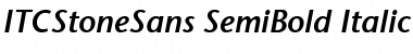 ITCStoneSans-SemiBold Font