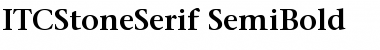 ITCStoneSerif-SemiBold Font