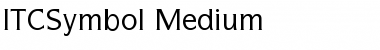 ITCSymbol-Medium Medium Font