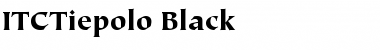 ITCTiepolo-Black Font