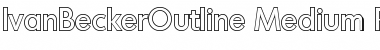 IvanBeckerOutline-Medium Font