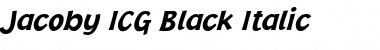 Jacoby ICG Black Font