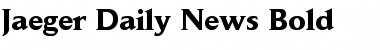 Download Jaeger Daily News Font