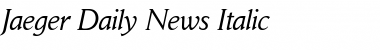 Download Jaeger Daily News Font