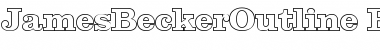 JamesBeckerOutline-ExtraBold Font