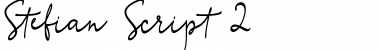Stefian Script Regular Font