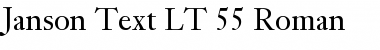 JansonText LT Regular Font