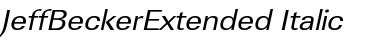 JeffBeckerExtended Italic