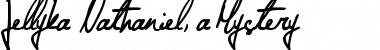 Jellyka - Nathaniel, a Mystery Font