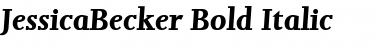 JessicaBecker Bold Italic