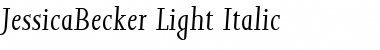JessicaBecker-Light Italic