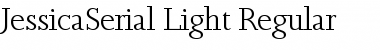 JessicaSerial-Light Font