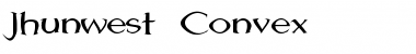 Jhunwest Convex Regular Font