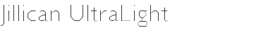 Jillican UltraLight Regular Font