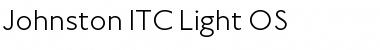 Johnston ITC Light Font