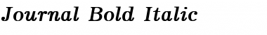 Journal Bold Italic