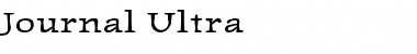 Journal-Ultra Font