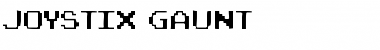 Joystix Gaunt Regular Font
