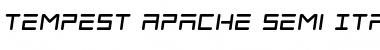 Tempest Apache Semi-Italic Font
