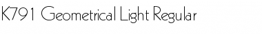 K791-Geometrical-Light Font
