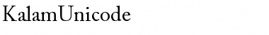 Kalam Unicode Font