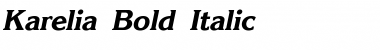 Karelia Bold Italic Font