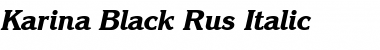 Download Karina Black Rus Font