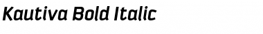 Kautiva Bold Italic