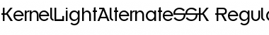 KernelLightAlternateSSK Font