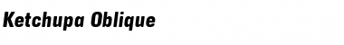 Ketchupa Oblique Font