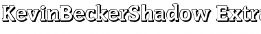 KevinBeckerShadow-ExtraBold Font