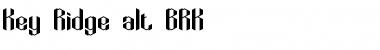 Key Ridge alt BRK Normal Font