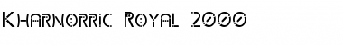 Kharnorric Royal 2000 Regular Font