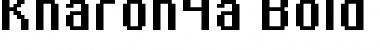 Kharon4a Bold Regular Font