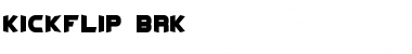 Kickflip (BRK) Regular Font