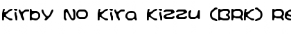 Kirby No Kira Kizzu (BRK) Regular Font