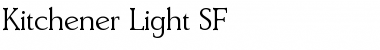 Kitchener Light SF Regular Font