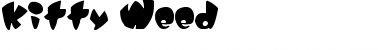 Kitty Weed Font