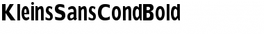 Download KleinsSansCondBold Font