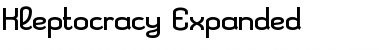 Kleptocracy Expanded Regular Font