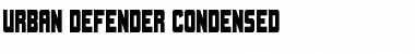Urban Defender Condensed Font