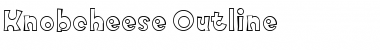 Knobcheese Outline Regular Font