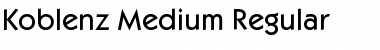Koblenz-Medium Font